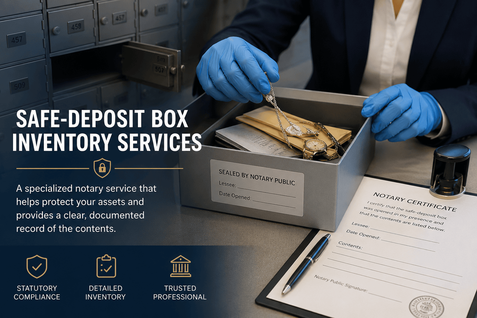 Safe Deposit Box Inventory Services